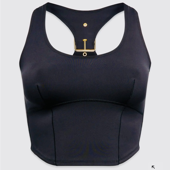 Savage X Fenty Black Caviar Body Flaunt Buckle Garter Legging Set - Picture 5 of 13